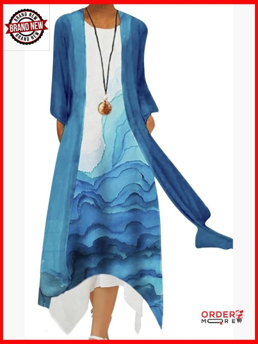Linen 2 Piece Dress Set Sleeveless Maxi with Jacket